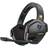 EKSA 2.4GHz Wireless Gaming Headset for PS5/PS4/PC/Switch/Mac, Bluetooth 5.3 Gaming Headphones Wireless with Microphone, 20ms Latency, 52 Hours Battery Life, RGB, USB PC Headset