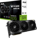 ASUS TUF Gaming GeForce RTX 5070 12GB GDDR7 OC Edition Graphics Card (NVIDIA Blackwell Architecture and DLSS 4, 2.5 Slot Design, SSF, PCIe 5.0, 3X DisplayPort 2.1b, 2X HDMI 2.1b)