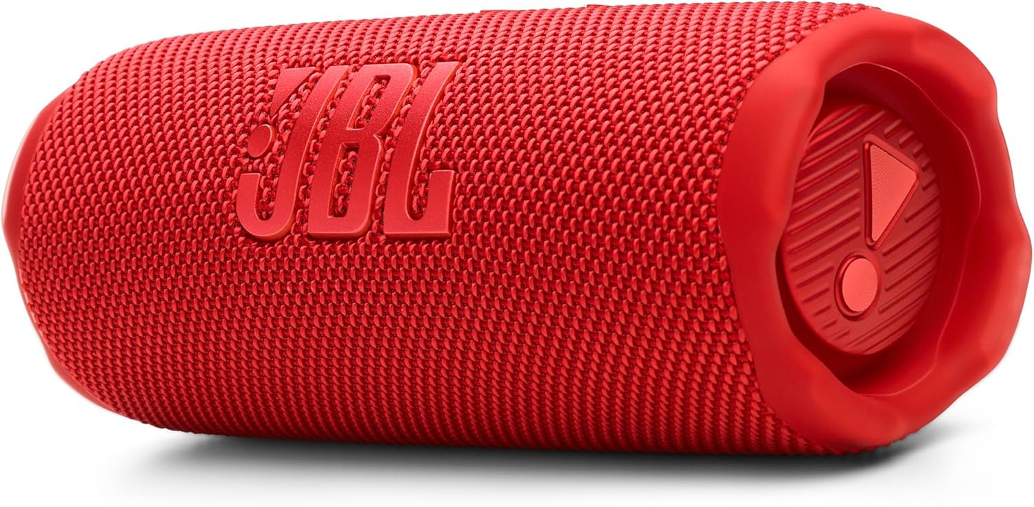 JBL Flip 7 Wireless Portable Bluetooth Speaker, 16 Hours Battery Life, IP68 Waterproof, Dust and Shockproof, Pro Sound with AI Boost, Auracast Multi-Speaker Connection, Black