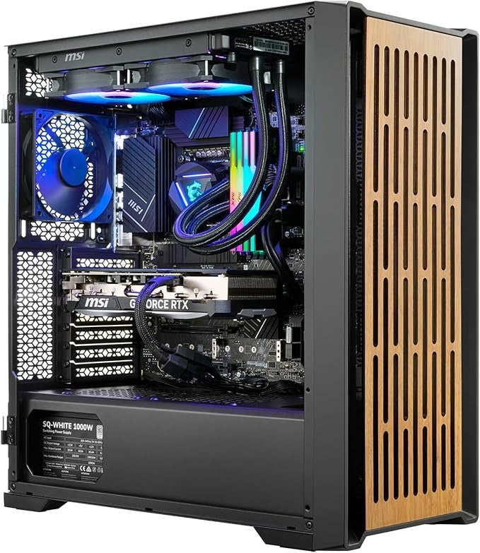 High-End Gaming PC - AMD Ryzen 7 5700X | NVIDIA RTX 5070 12GB | 32GB DDR4 RGB | 1TB M.2 SSD | Win 11 Pro - Extremely Powerful & Quiet